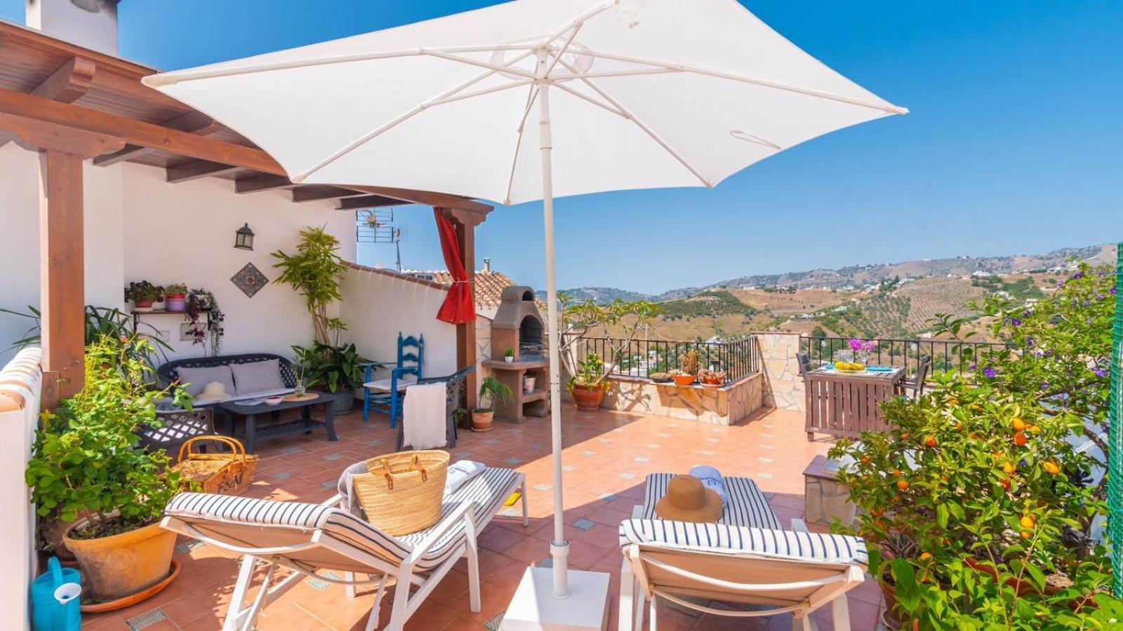 הוילה Casa Arcos De Almona Frigiliana By Ruralidays מראה חיצוני תמונה