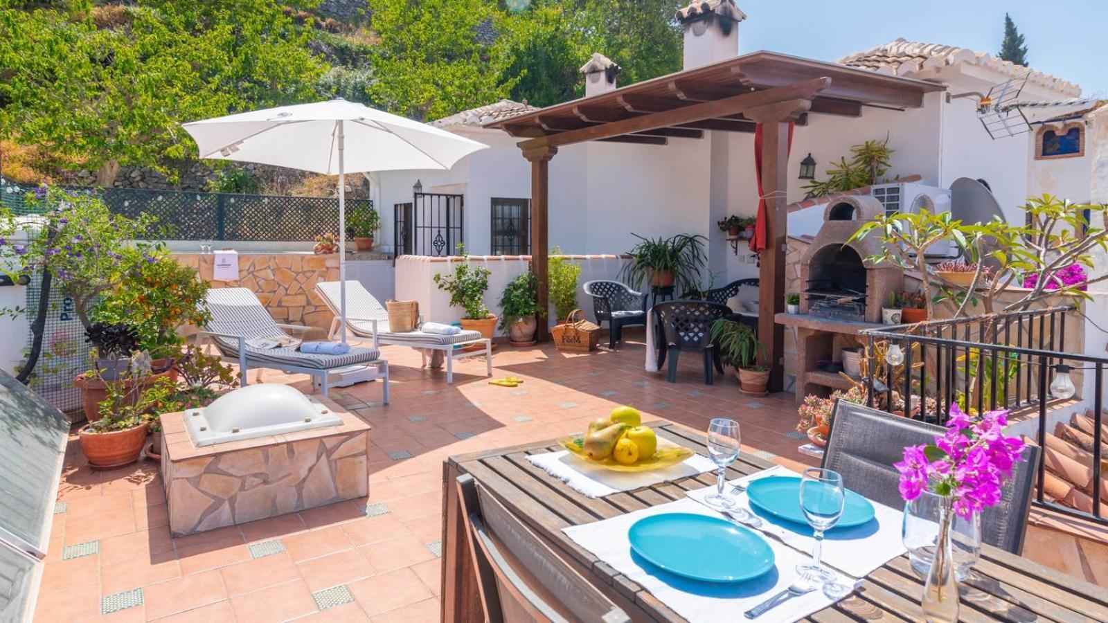 הוילה Casa Arcos De Almona Frigiliana By Ruralidays מראה חיצוני תמונה